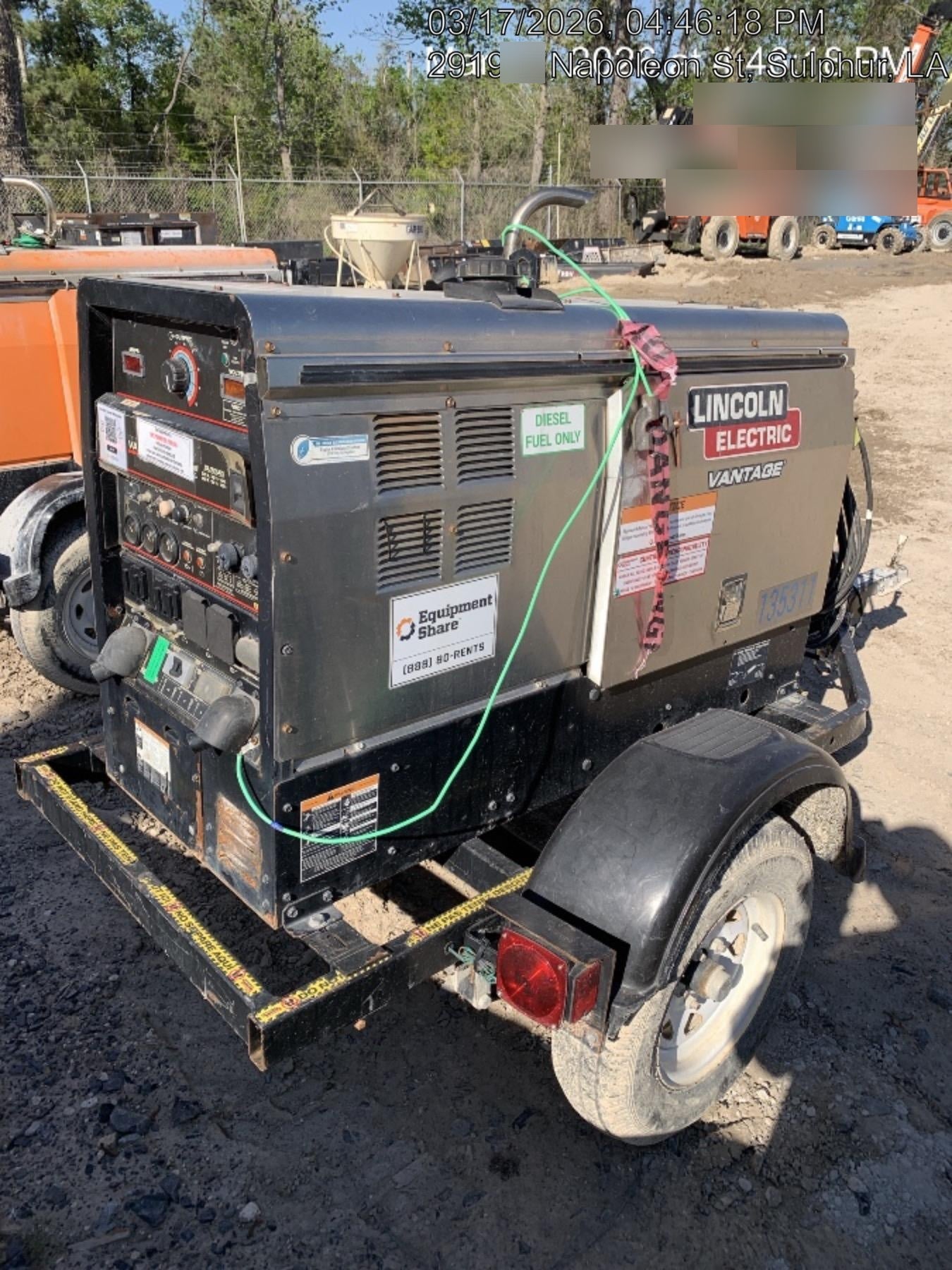2021 Lincoln Electric Vantage 322 Ready Pak 3