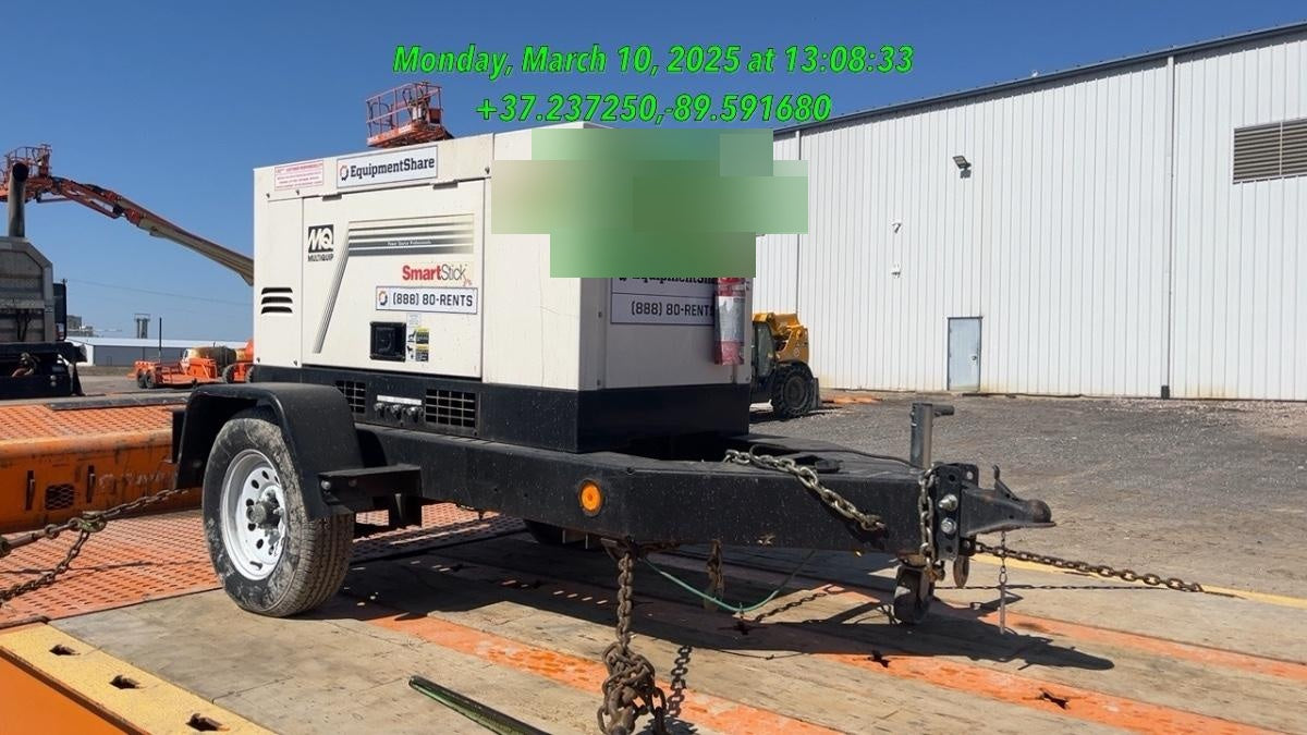 2020 Multiquip DLW400ESA4 400 amp Welder, 14kW, 120/240V, T4F Kubota, Trailer