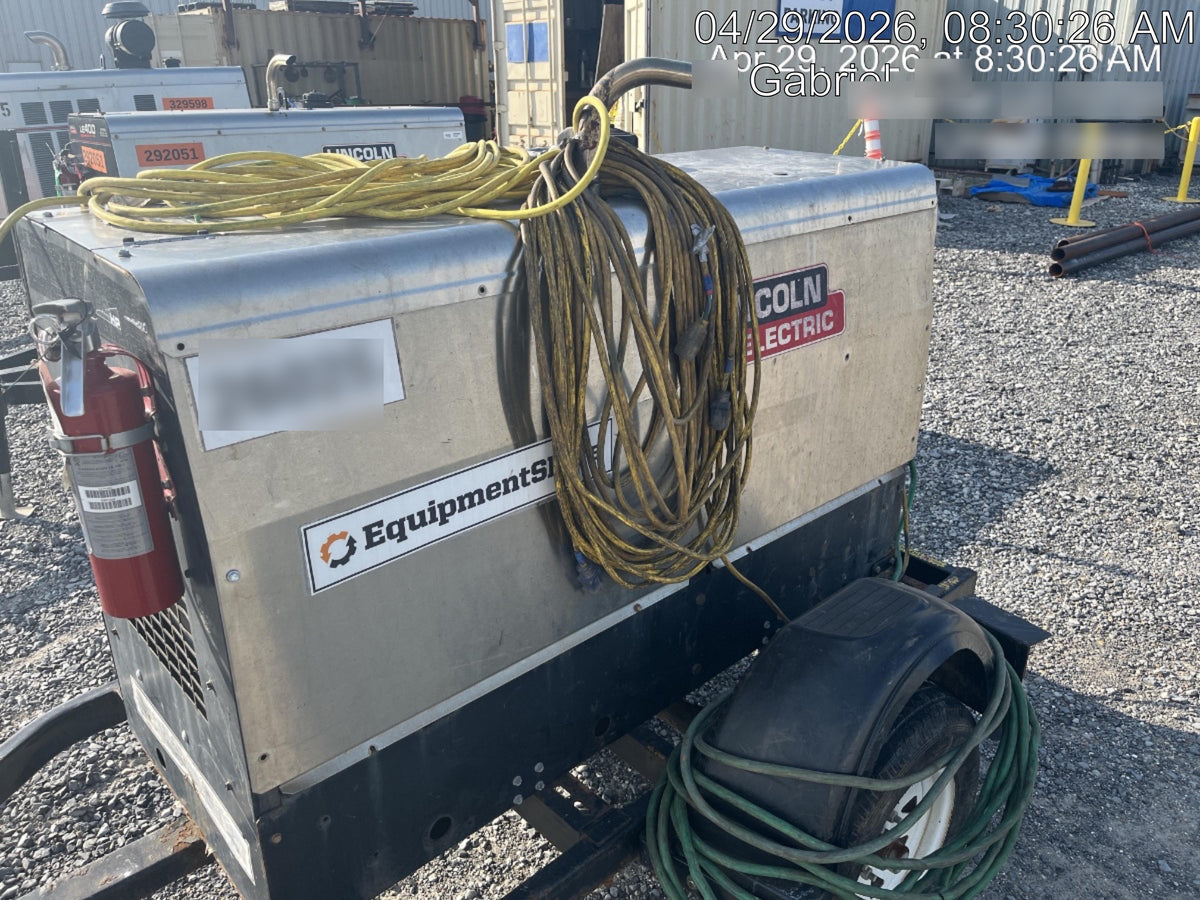 2019 Lincoln Electric Vantage 322 Lincoln Vantage 322 Welder w/Trailer, Light Kit, Cable Rack