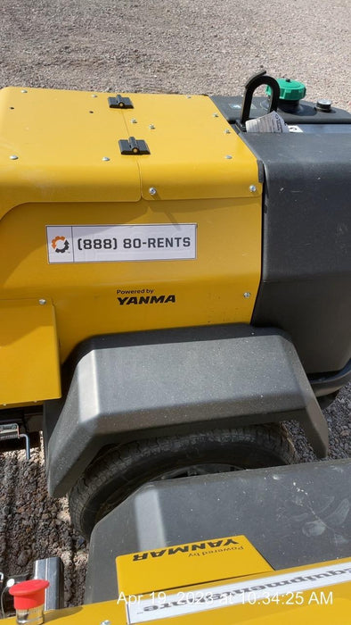 2022 Allmand NLV3GR (4) LED Light Fixture 350W, 23' Vertical Mast, 3kW Prime, Towable, ES Decals, T3