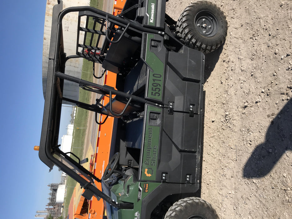 Kawasaki Mule PRO-DXT Standard Options, Backup Alarm, Beacon, Plastic Hard Top, Poly Windshield, Horn Kit