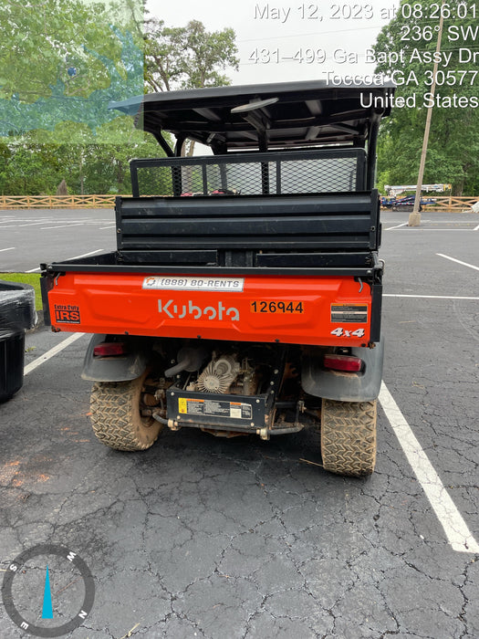 Kubota RTV-X1140W-H Plastic Canopy, Windshield Acrylic Clear, LED Strobe Light, Wire Harness Kit, Back up Alarm