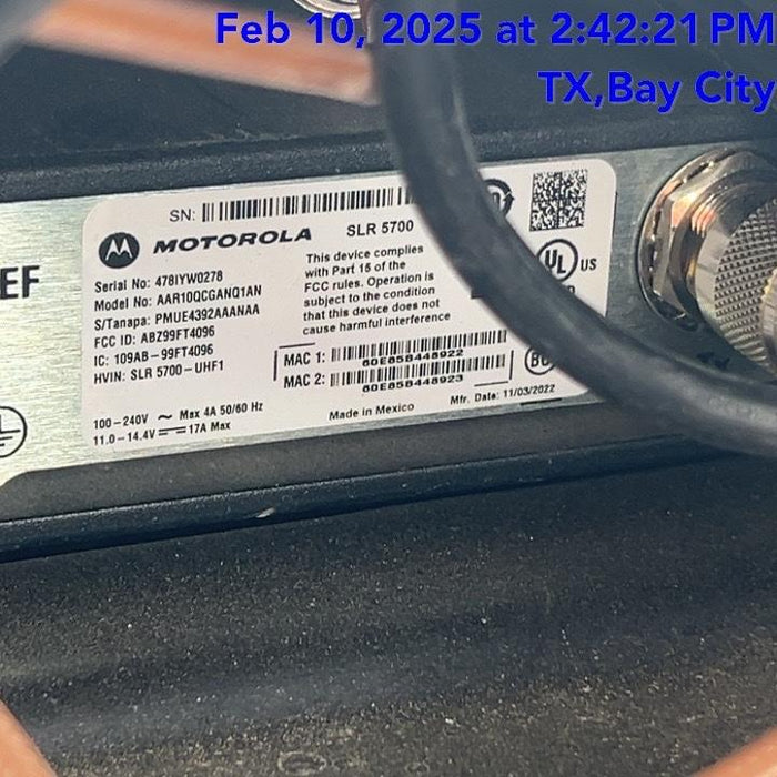 2023 MOTOROLA SLR 5700 (UHF)