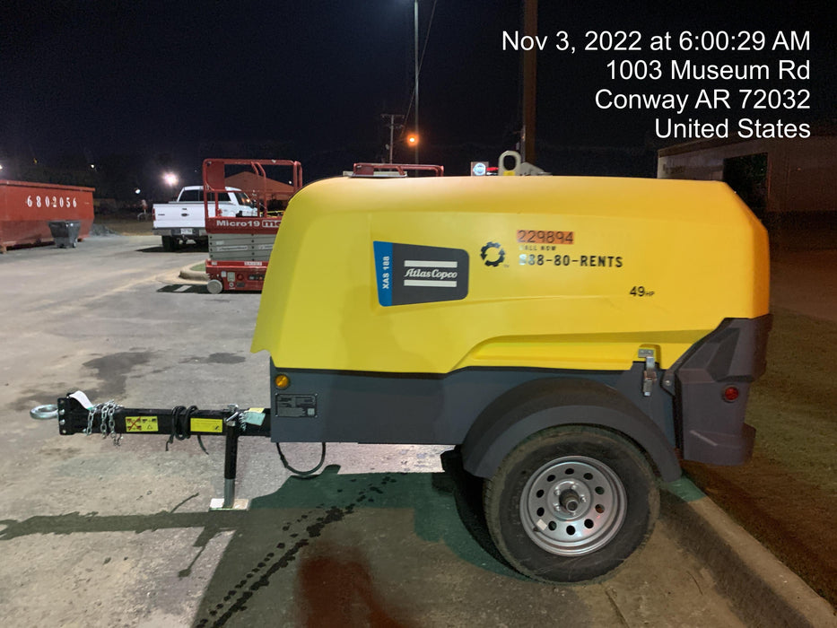 2022 ATLAS COPCO XAS188 CWK