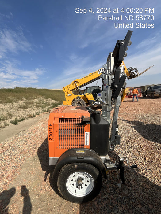 2024 Wanco WLTT-4MM4K Diesel, Deep Sea Controller, Shore Power Plug, Auto Start, (4) 350W LED Floodlights, 4kW Generator, 60 Gal Fuel Tank, 2" Ball, T3