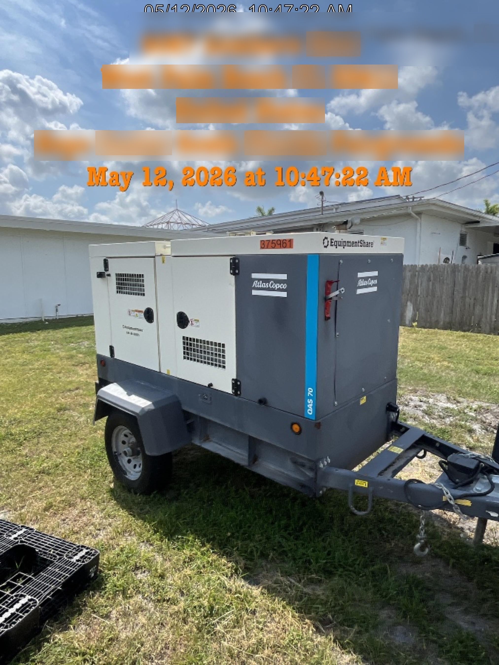 2023 ATLAS COPCO QAS 70