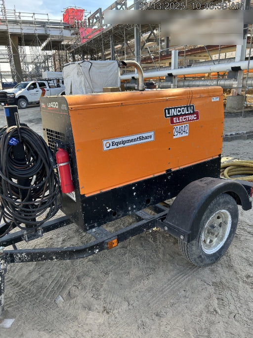 2023 Lincoln Electric LE400 Kubota V1505, Trlr, Cable Rack, Light Kit, ES Decals, T3