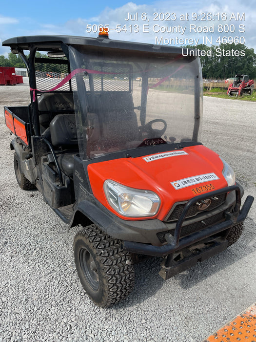 2022 Kubota RTV-X1140W-H Plastic Canopy, Windshield Acrylic Clear, LED Strobe Light, Wire Harness Kit, Back up Alarm
