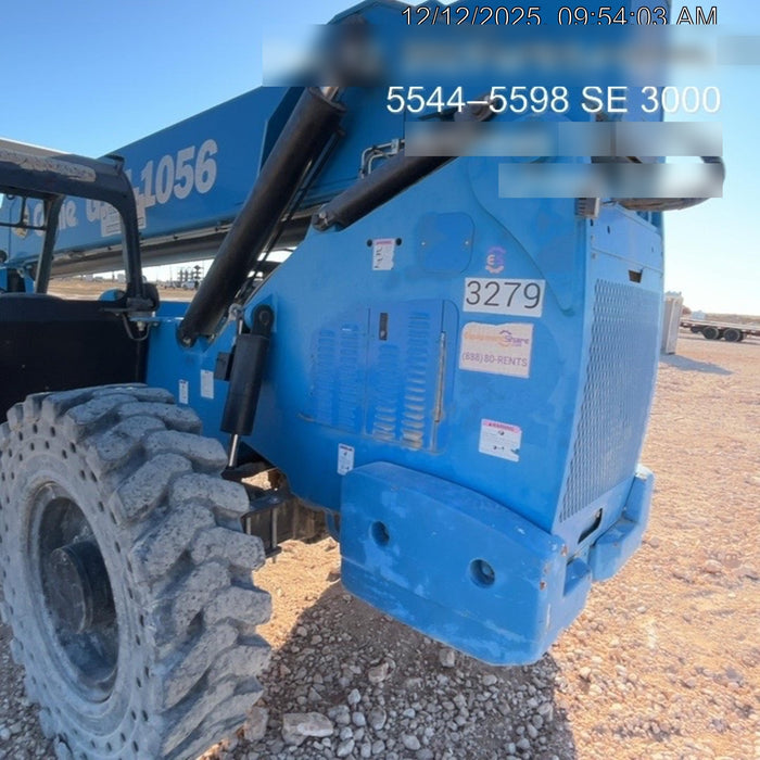 2017 Genie GTH-1056 Solid Tires, 60" carriage, Light Kit, Open ROPS