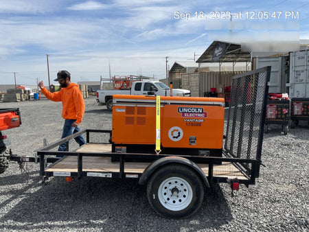 2021 Lincoln Electric Vantage 322 Vantage 322 Ready Pak 3 w/ Decals, ORANGE (includes trailer, cable rack, fender light kit) NO Telematics