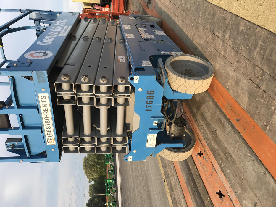 2018 Genie GS-3232 GS-3232 w/Folding rails, Half height swing gate