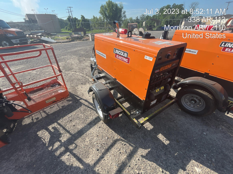 2023 Lincoln Electric LE400 Kubota V1505, Trlr, Cable Rack, Light Kit, ES Decals, T3