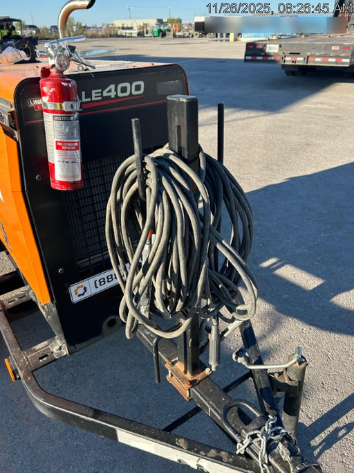 2022 Lincoln Electric LE400 Kubota V1505, Trlr, Cable Rack, Light Kit, ES Decals, T3