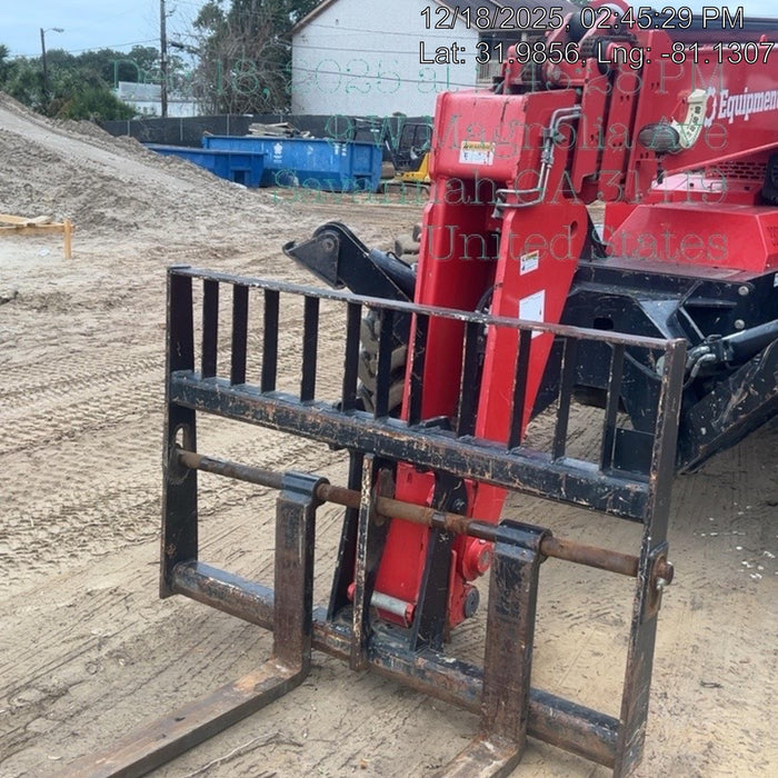 2019 Manitou MTA10055 Canopy, 120 HP, Solid Tires, Work Lights, Lift Hook, Auxiliary Hydraulics 66" Carriage and 60" Forks