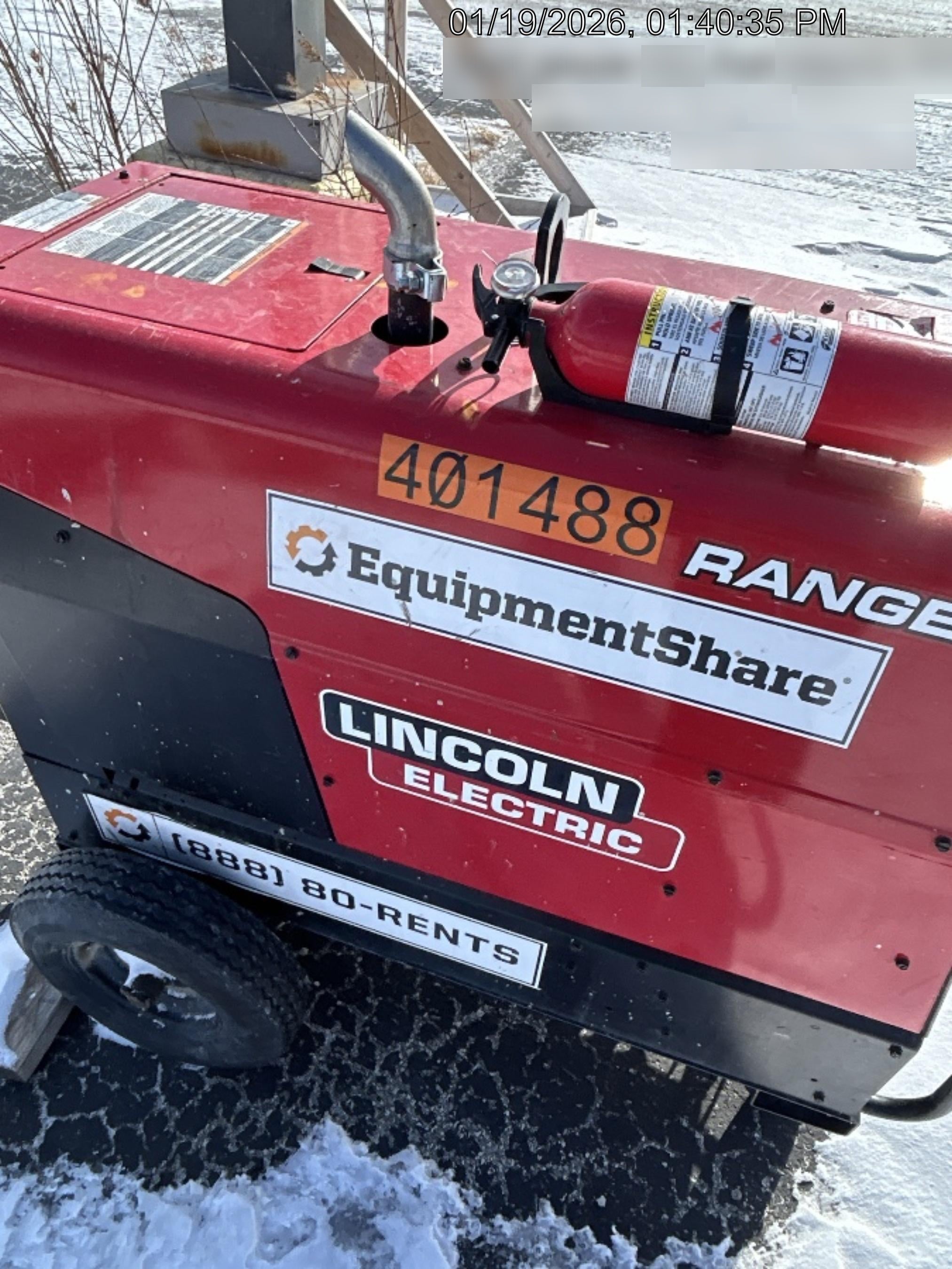 2024 Lincoln Electric Ranger 305 LPG Ranger 305 LPG, Undercarriage, Tank Holder & Strap, 10kw AC Gen, 25hp Kohler LPG Eng