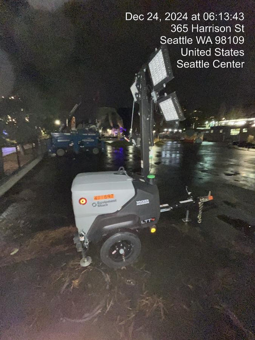 2024 Wacker Neuson LTT4 Diesel, Kohler KDW702, Deep Sea Controller, Auto Start, LED 320W, Bypass Outlet, T3