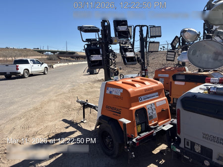 2024 Generac MLT2 Diesel, Flex Switch 120V Input, Powerzone Controller, 
(4) 320W LED Lights, 4kW Generator, 39.9 Gal Fuel Tank, 2" Ball, T3