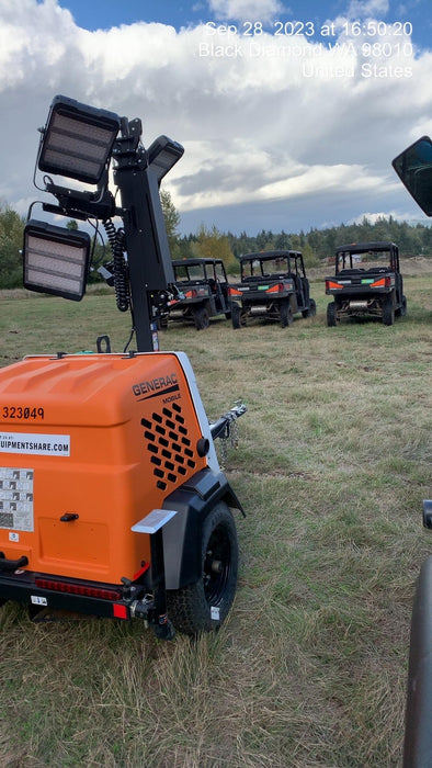 2023 Generac MLT2 Diesel, Flex Switch 120V Input, Powerzone Controller, (4) 320W LED Lights, 4kW Generator, 39.9 Gal Fuel Tank, 2" Ball, T3