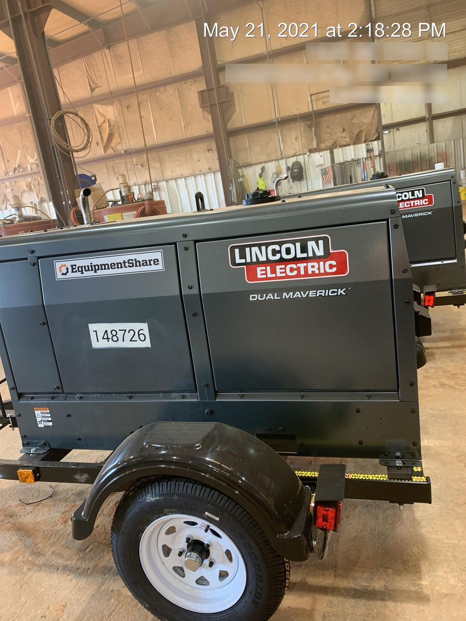2021 Lincoln Electric Dual Maverick 200/200X Ready Pak 3 (includes trailer, cable rack, fender light kit)