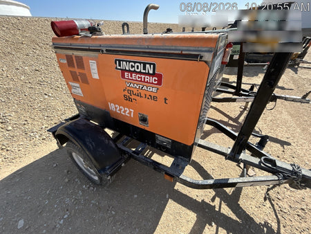 2021 Lincoln Electric Vantage 322 Vantage 322 Ready Pak 3 w/ Decals, ORANGE (includes trailer, cable rack, fender light kit) NO Telematics