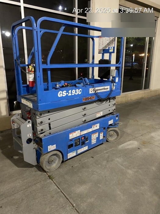 2020 Genie GS-1930 Standard Machine, 800W Inverter