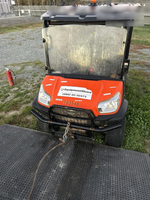 Kubota RTV-X1140W-H Plastic Canopy, Windshield Acrylic Clear, LED Strobe Light, Wire Harness Kit, Back up Alarm