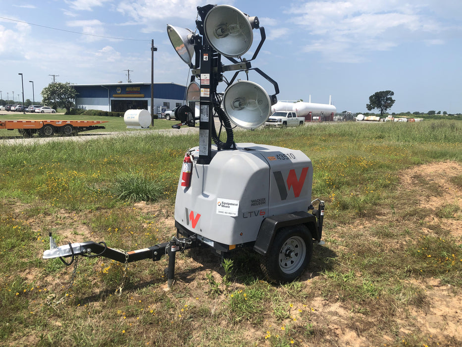 2019 Wacker Neuson LTV6L-MH Wacker Neuson LTV6L Mobile Light Tower w/Fuel Level Sensor Installed