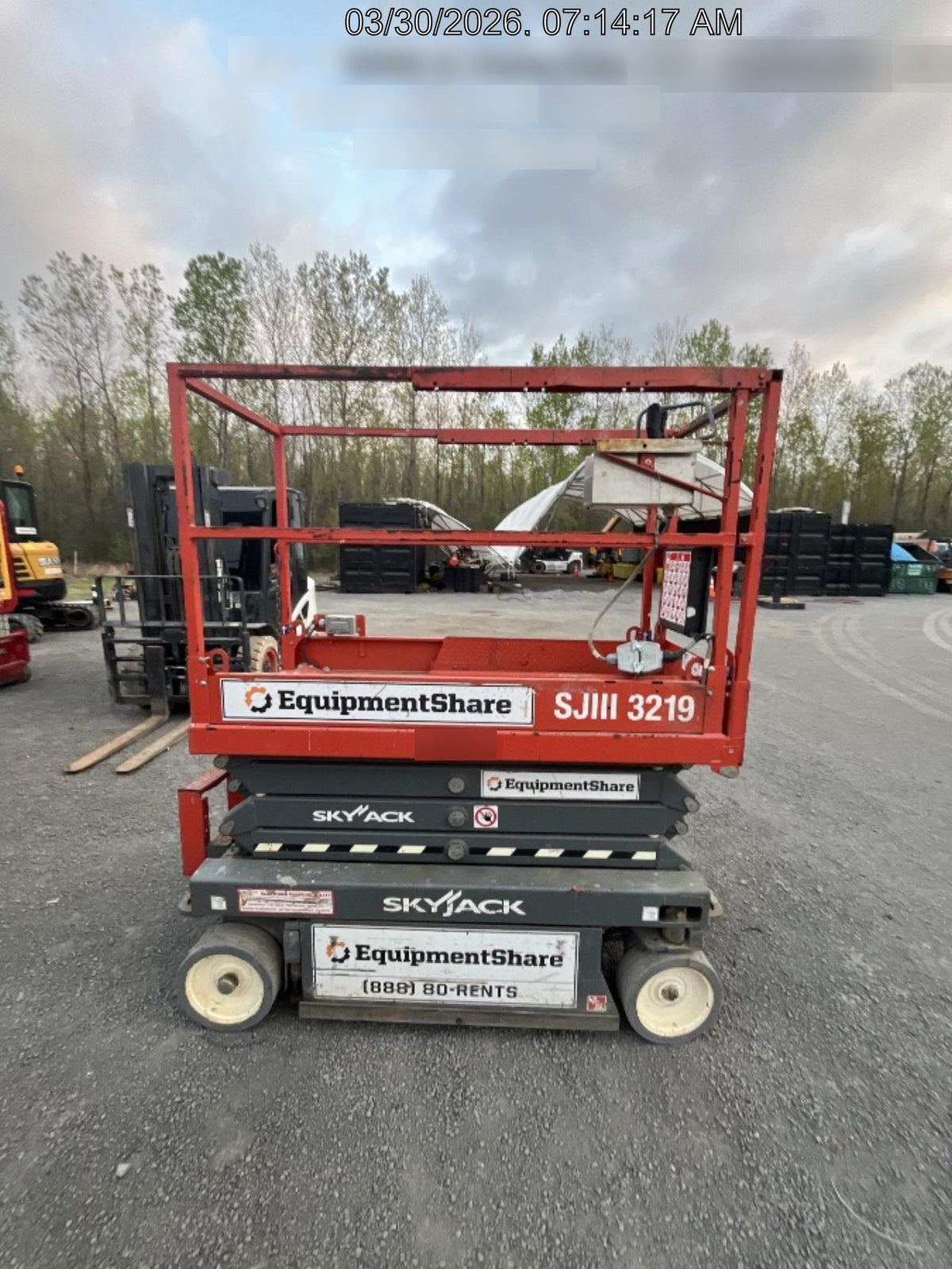 2019 Skyjack SJIII-3219 Standard Options, Trojan Batteries