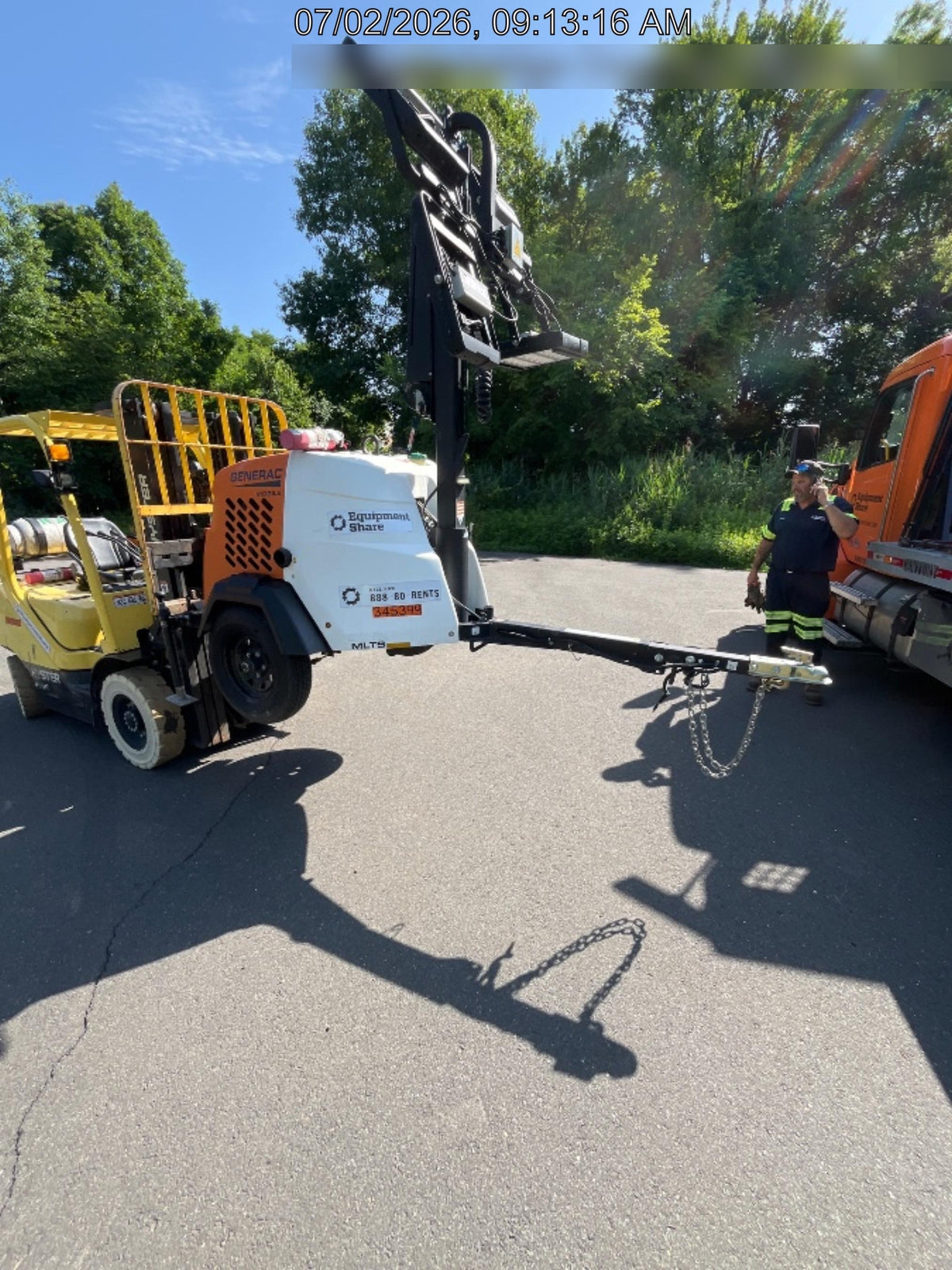 2023 Generac MLT2 Diesel, Flex Switch 120V Input, Powerzone Controller, (4) 320W LED Lights, 4kW Generator, 39.9 Gal Fuel Tank, 2" Ball, T3