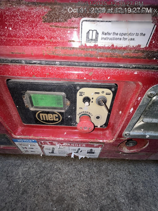 2019 MEC 1330SE Motion Alarm, Beacon, Includes MachineLink keypad and telematics device