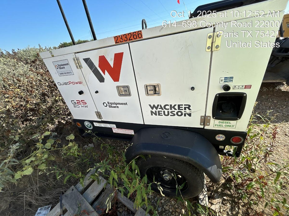 2022 WACKER NEUSON G25