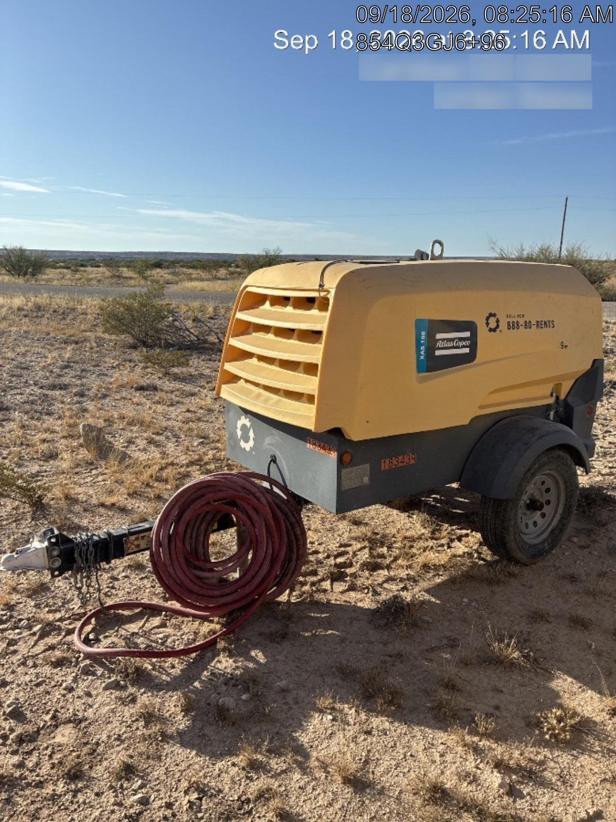 2021 ATLAS COPCO XAS188 CWK