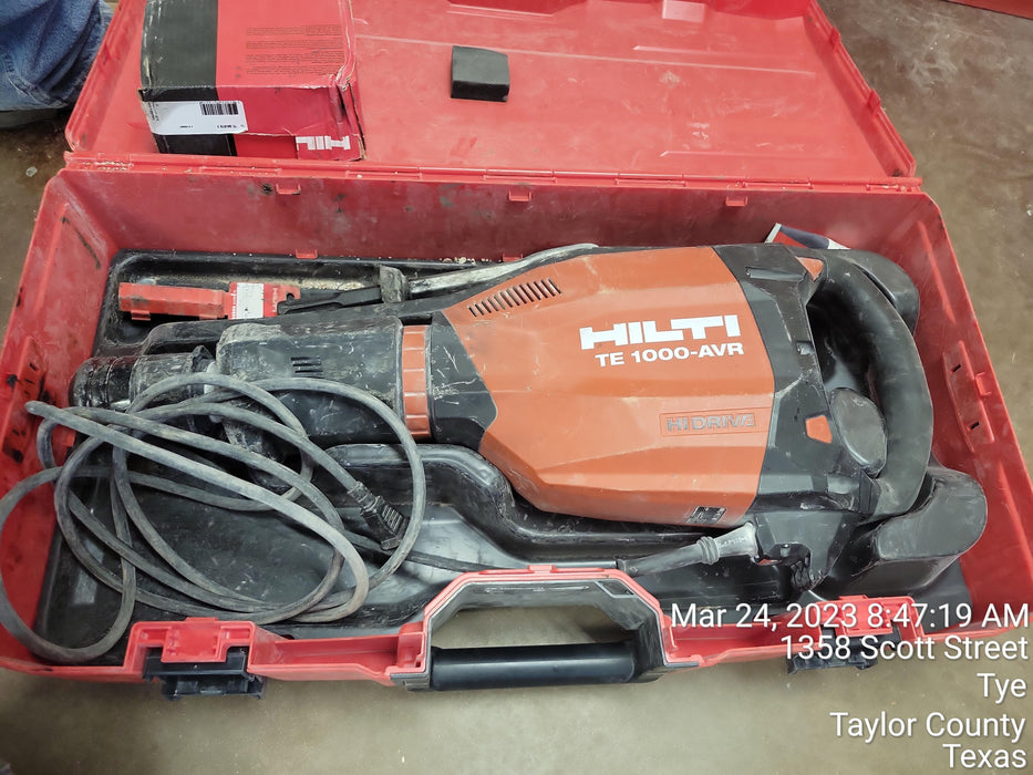 2021 HILTI TE 1000-AVR