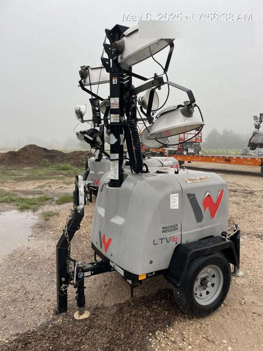 2018 Wacker Neuson LTV6L-MH Wacker Neuson LTV6L Mobile Light Tower w/Fuel Level Sensor Installed