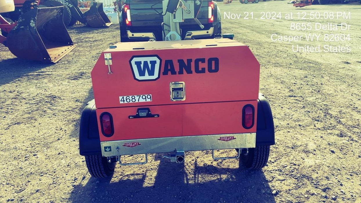 2024 Wanco WLTT-4MM4K Diesel, Deep Sea Controller, Shore Power Plug, Auto Start, (4) 350W LED Floodlights, 4kW Generator, 60 Gal Fuel Tank, 2" Ball, T3