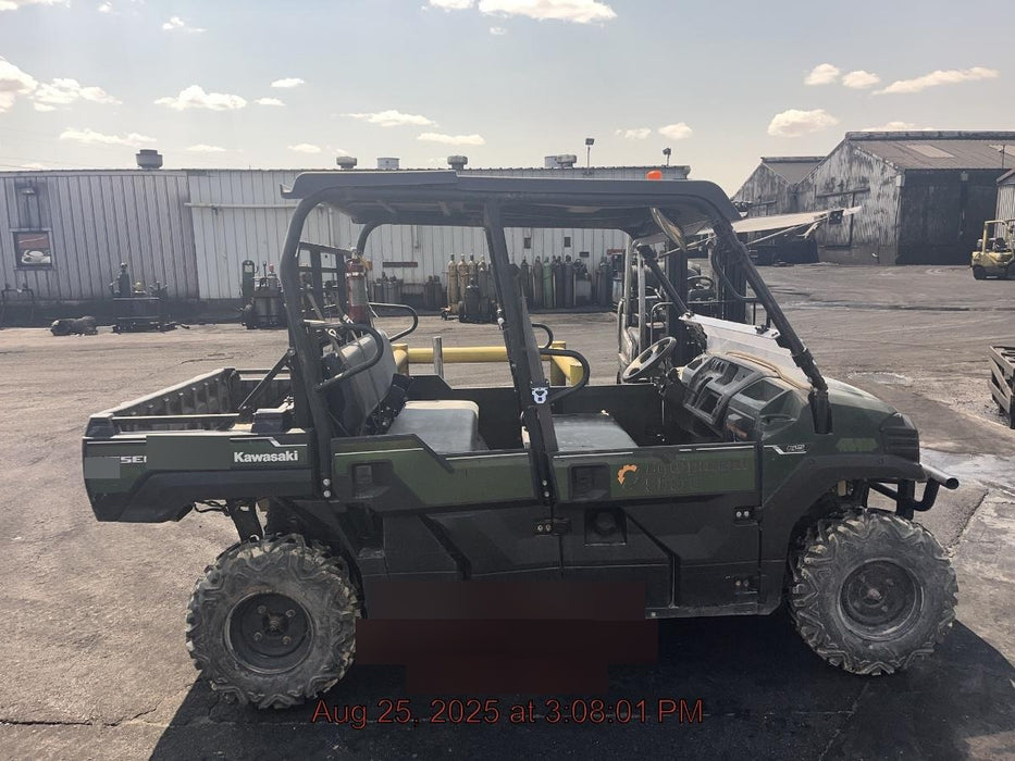2019 Kawasaki Mule PRO-DXT Standard Options, Backup Alarm, Beacon, Plastic Hard Top, Poly Windshield, Horn Kit