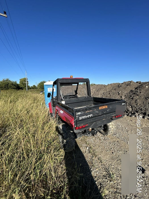 2021 Yanmar YU1000 Canopy, Steel Wheel, Poly WindShield, Beacon, Backup Alarm