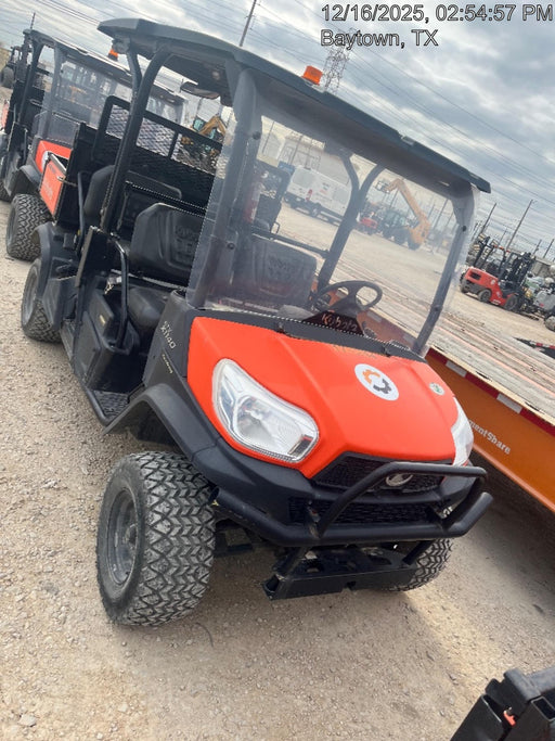 2021 Kubota RTV-X1140W-H Plastic Canopy, Windshield Acrylic Clear, LED Strobe Light, Wire Harness Kit, Back up Alarm