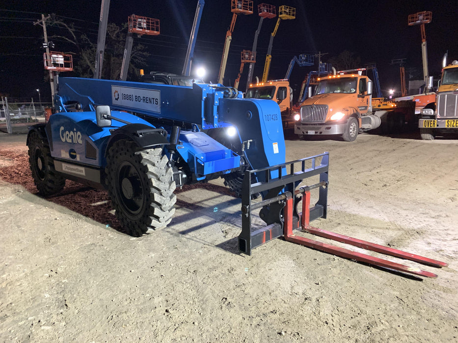 2020 Genie GTH-844 Cab/Heat/Air, Solid Tires, Work Lights, Beacon, Aux Hydraulics, Back up Alarm, Lifting Eye