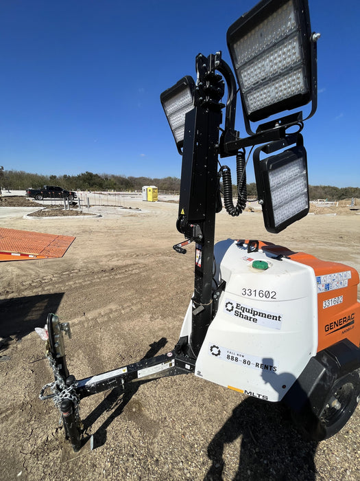 2023 Generac MLT2 Diesel, Flex Switch 120V Input, Powerzone Controller, (4) 320W LED Lights, 4kW Generator, 39.9 Gal Fuel Tank, 2" Ball, T3