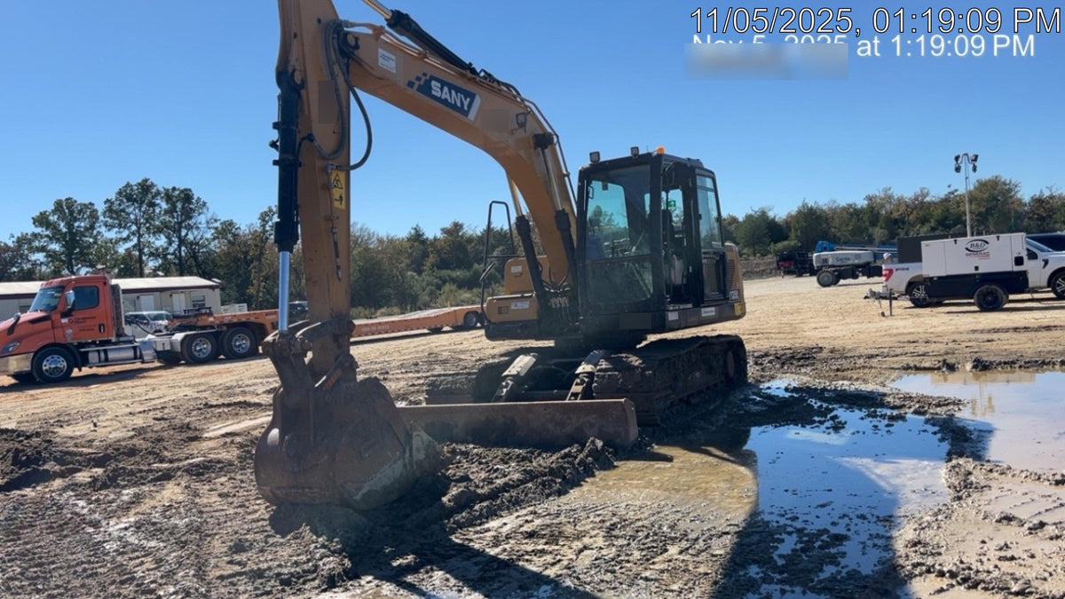 Sany SY135C SY135 Tier 4 - Cab, Hydraulic QC,  Buckets: 24" , 36" , Main Pin Hydraulic Thumb