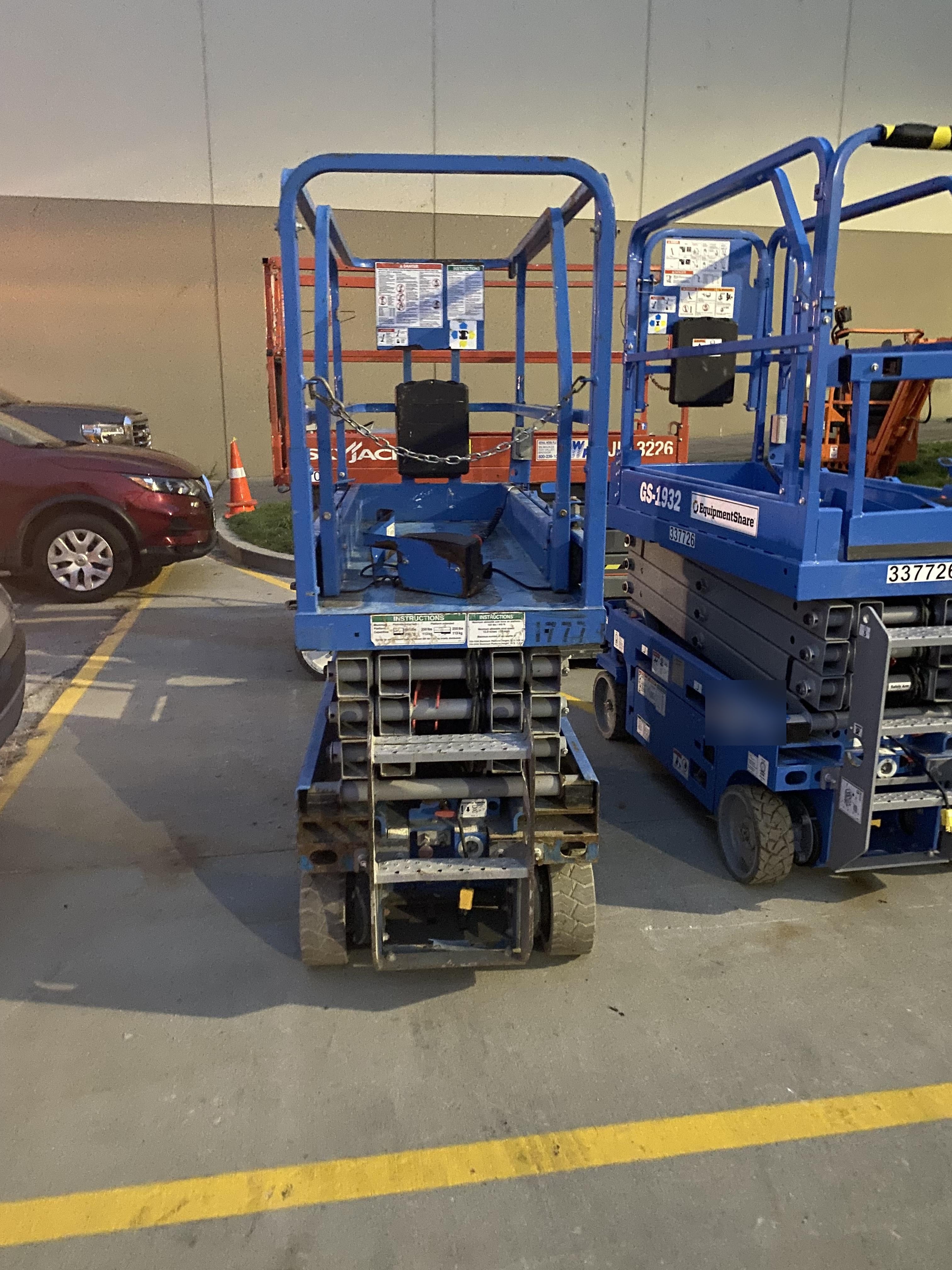 2018 Genie GS-1930 Genie GS-1930 w/Fixed Rail, Chain Entry