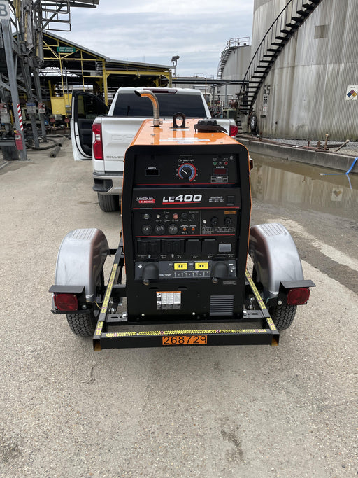 2022 Lincoln Electric LE400 Kubota V1505, Trlr, Cable Rack, Light Kit, ES Decals, T3