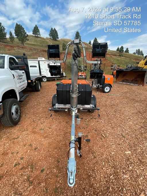 2024 Wanco WLTT-4MM4K Diesel, Deep Sea Controller, Shore Power Plug, Auto Start, (4) 350W LED Floodlights, 4kW Generator, 60 Gal Fuel Tank, 2" Ball, T3