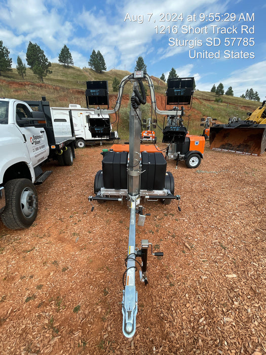 2024 Wanco WLTT-4MM4K Diesel, Deep Sea Controller, Shore Power Plug, Auto Start, (4) 350W LED Floodlights, 4kW Generator, 60 Gal Fuel Tank, 2" Ball, T3