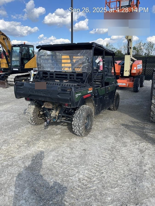 2019 Kawasaki Mule PRO-DXT Standard Options, Backup Alarm, Beacon, Plastic Hard Top, Poly Windshield, Horn Kit