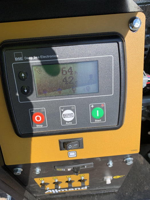 2022 Allmand NLV3GR (4) LED Light Fixture 350W, 23' Vertical Mast, 3kW Prime, Towable, ES Decals, T3