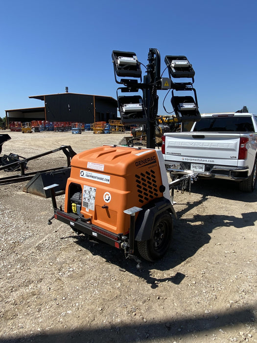 2023 Generac MLT2 Diesel, Flex Switch 120V Input, Powerzone Controller, (4) 320W LED Lights, 4kW Generator, 39.9 Gal Fuel Tank, 2" Ball, T3