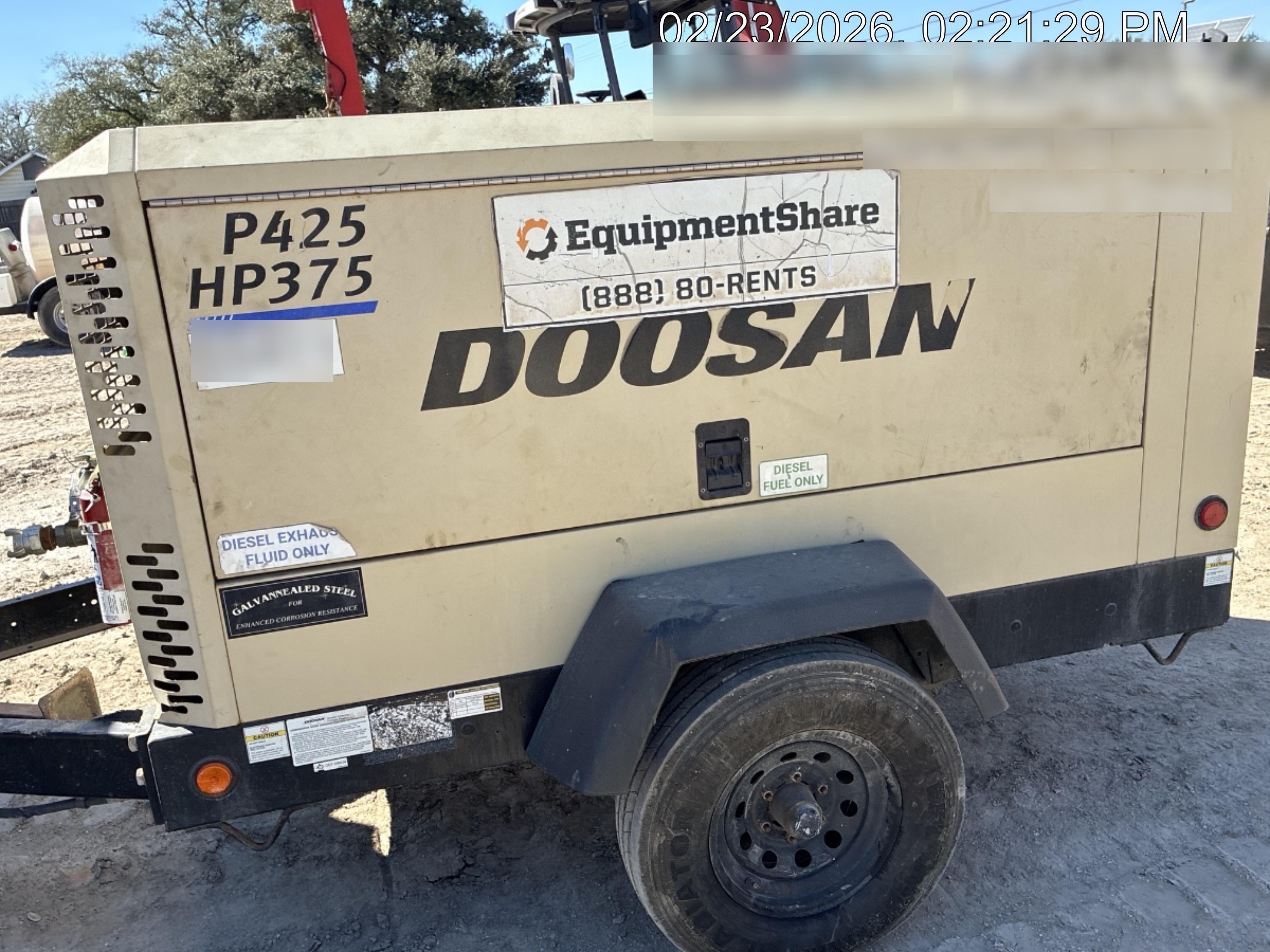 2019 DOOSAN P425/HP375WCU-T4F