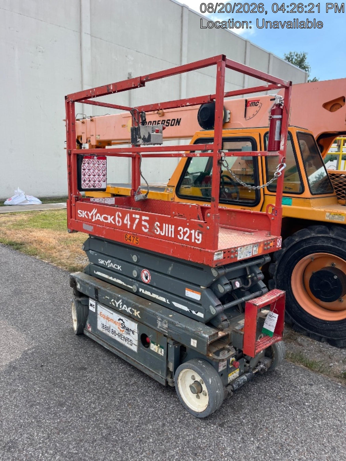 2017 Skyjack SJIII-3219 Skyjack SJ3219, Extended Warranty 5yr/5k hr
